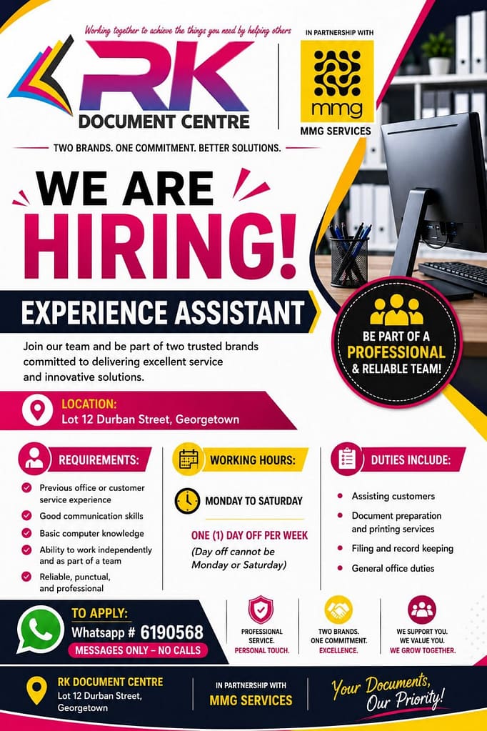 Guyana Latest Jobs